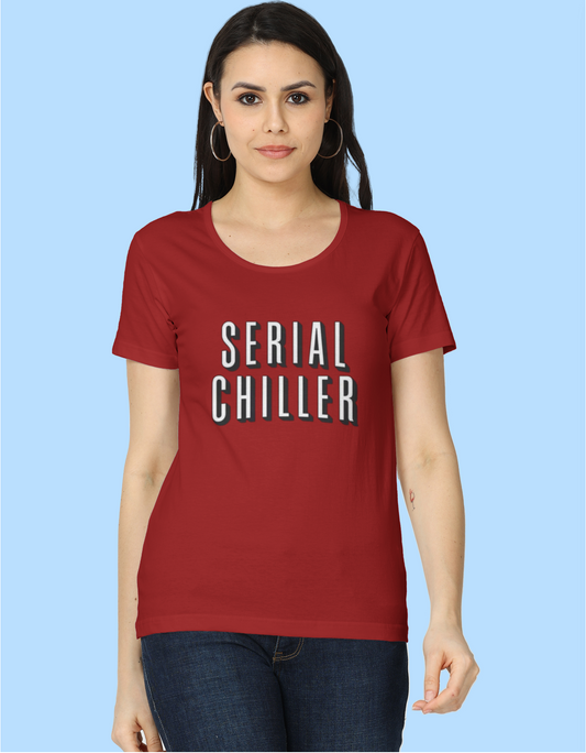 GOVEYNO DISTINCT: SERIAL CHILLER WOMEN'S T-SHIRT